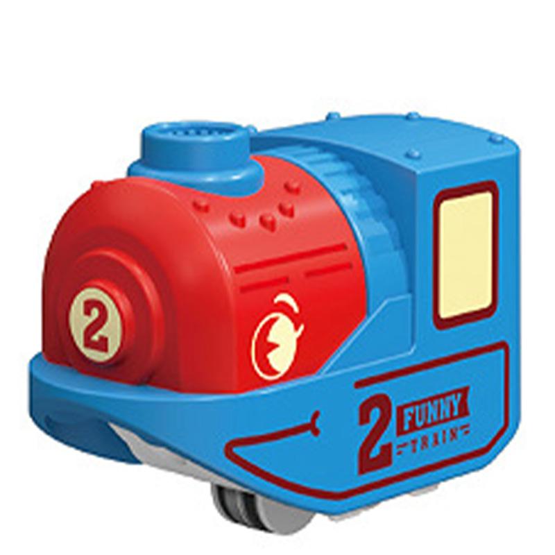 Electric Magnetic Track Car Set - Versatile Children's Puzzle Toy Anti-Gravity Magnetic Blocks Play Vehicle Birthday Gift