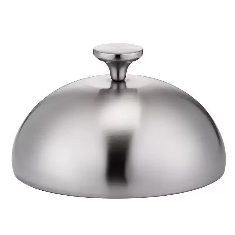 ZISIZ Stainless Steel Round Steak & Pastry Cover