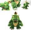 Adorable Super Mario King Koopa Bowser Plush Toy Soft Stuffed Green Animal Doll 12 Inch