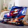 Customiz Name Personality Spider-Man Blanket Soft &Warm Sofa Office Bed Travel Lunch Break Blanket, Gift Suitable All Seasons