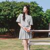 Semir Women's Summer Two-Piece Set: Off-Shoulder Top & Pleated Skirt
