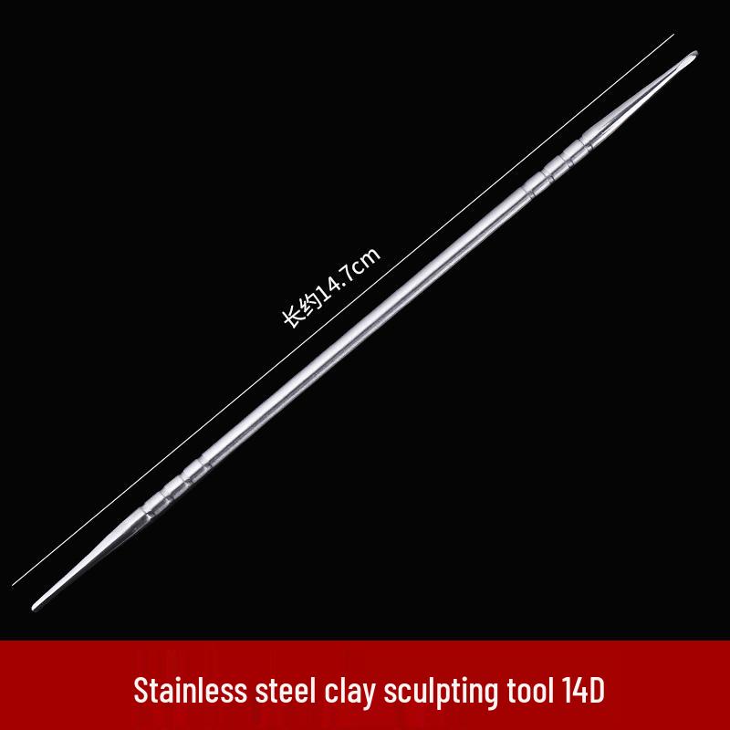 Stainless Steel Clay Sculpture Tool Set: Spatula & Eye Knife