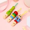 Animal Wooden Whistle Handcrafted Wooden Whistle Party Gift Holiday Celebration Cheering Tool Fun Animal Sound Noise Maker Sport