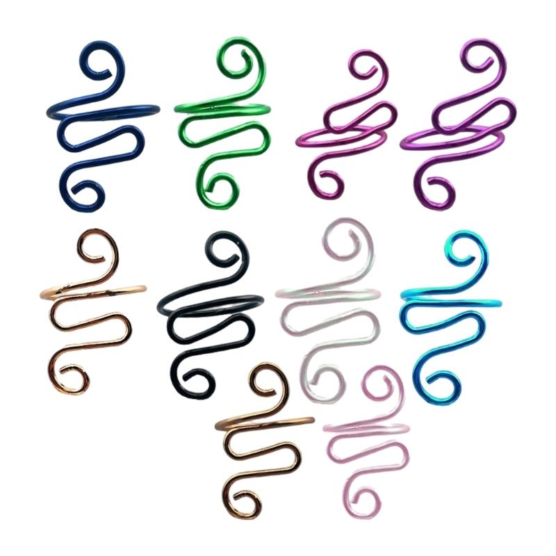 10/14/15 Pcs Yarn Tension Rings Crochet Rings Adjustable Crochet Tension Rings Knitting Crochet Rings for Crocheting