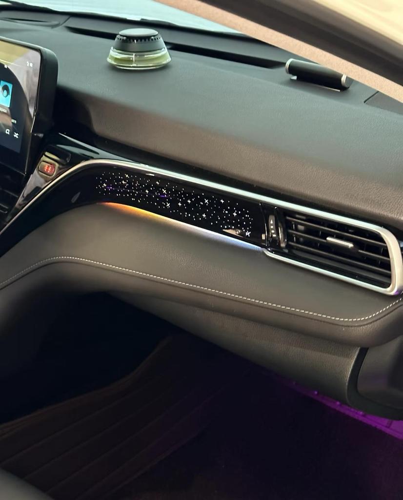 Ambient Lighting Kit For 2018–2025 Toyota Camry 1:1 OEM Mold Vehicle-Specific Fit Support App Control & Dedicated Button Control