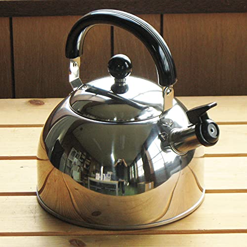 Nagao Tsubame-Sanjo Kettle, 3.3L capacity, induction compatible, whistling function, stainless steel, made in Japan