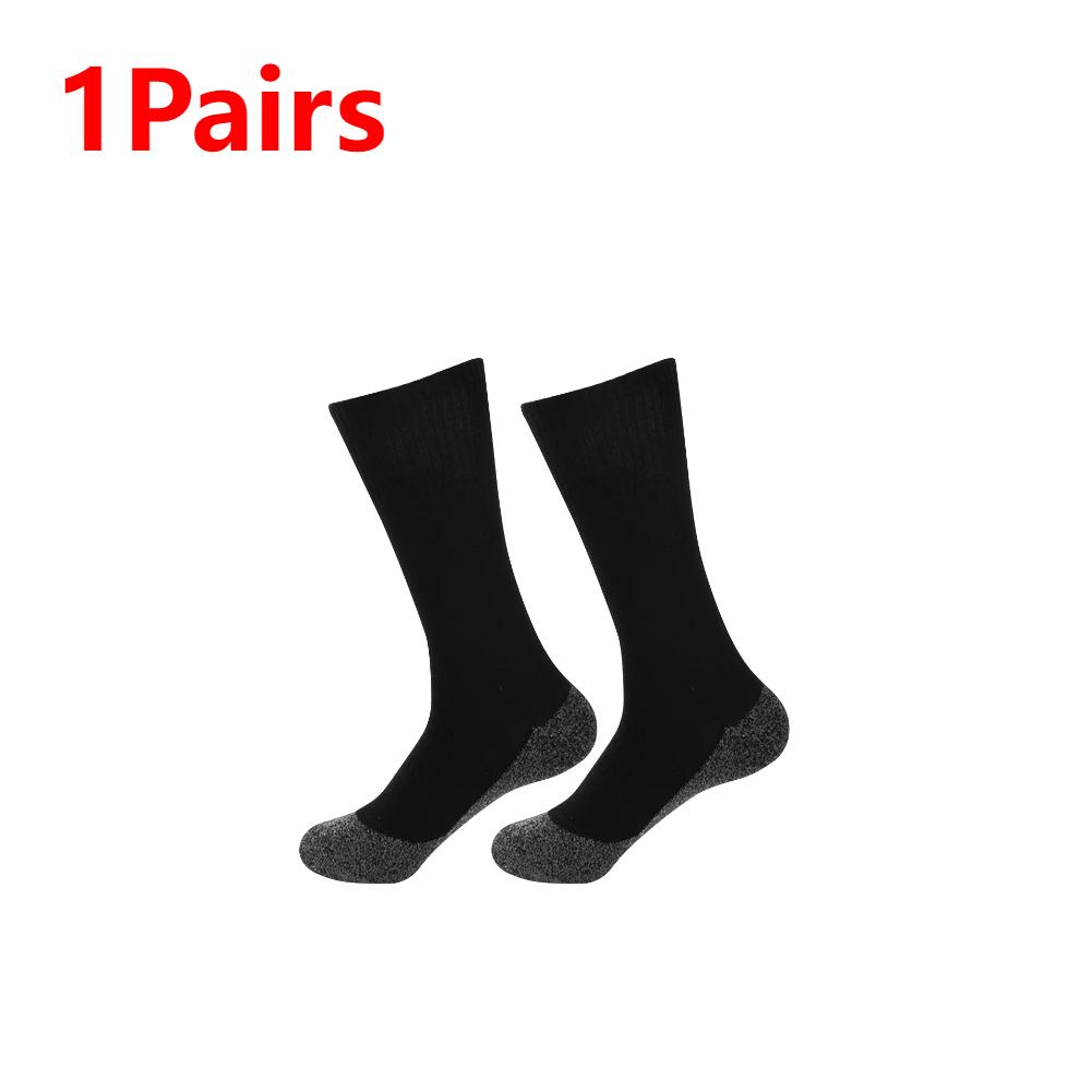 1-3Pairs Winter Warm Sock for Unisex Thermostatic Socks Compression Sports Stockings for Winter Running Hiking