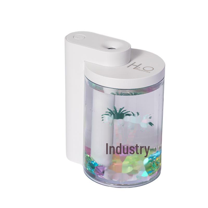 Cross-Border USB Mini Water Love Micro Landscape Humidifier with Large Fog Volume and Silent Atomizer