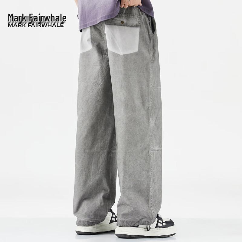 Mark Fairwhale Men's 2025 A/W Pure Cotton Loose Casual Straight-Leg Pants