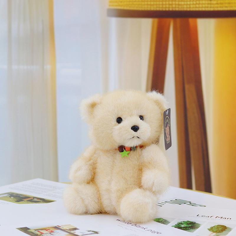 Creative Tilted Head Bear Doll Plush Toy 8-inch Grab Machine Doll Children's Birthday Gift Hug Bear