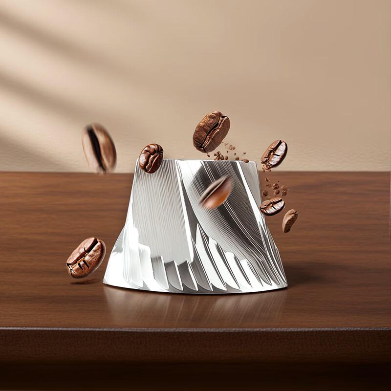 CLITON Hand-Crank Coffee Grinder, External Adjustment Coffee Bean Grinder, Manual Portable Coffee Machine