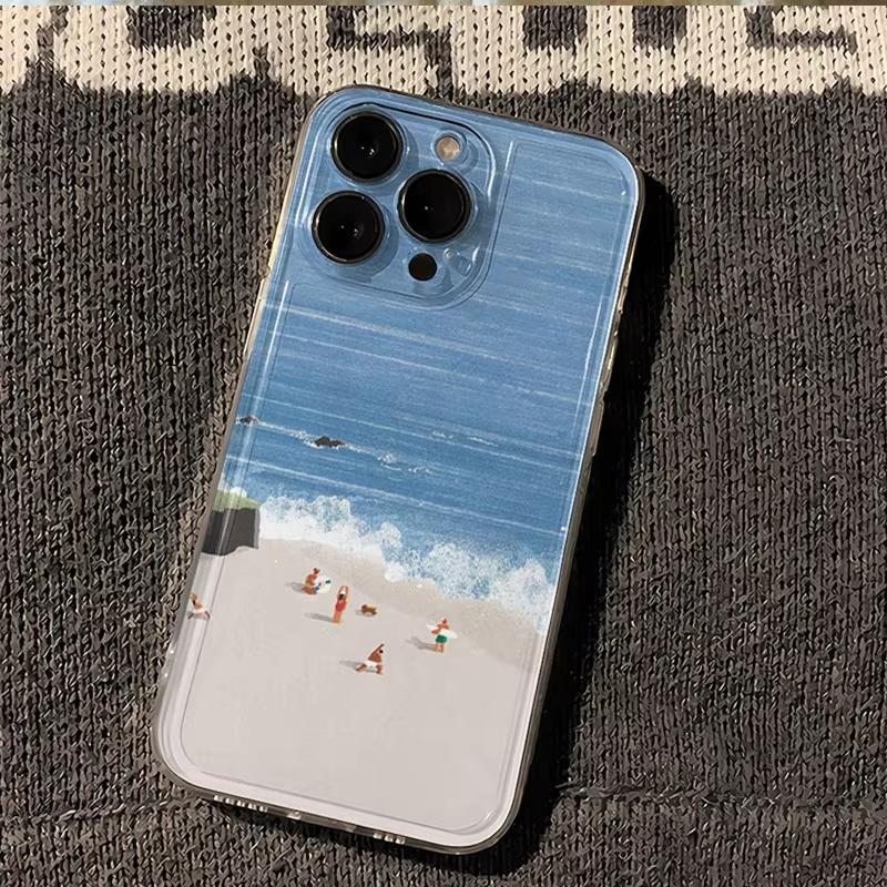 

Summer Swimming Pattern Clear Phone Case For Xiaomi Mi 15 T Pro 14T 13T Mi 17 Pro 15 14 13 12 11 Lite 5G Silicone Cover Xiaomi 15 Pro