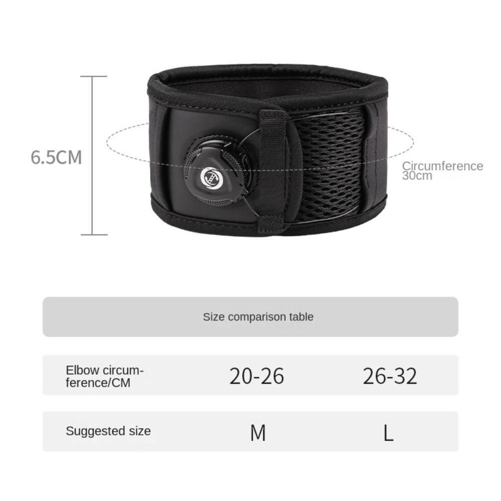 Built-in Silicone Pad Tennis Elbow Brace Pressurized Golf Elbow Strap  Gym Sport