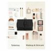 Multiple Pockets Detachable Toiletry Bag Large Capacity with Hanging Hook Hanging Makeup Bag Folding Cosmetics Bag for Home