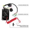 Key Switch Panel Switch Panel Yamaha Switch Panel Switch Panel OEM #704-82570-12-00 for Yamaha Vertical Control Yacht Black