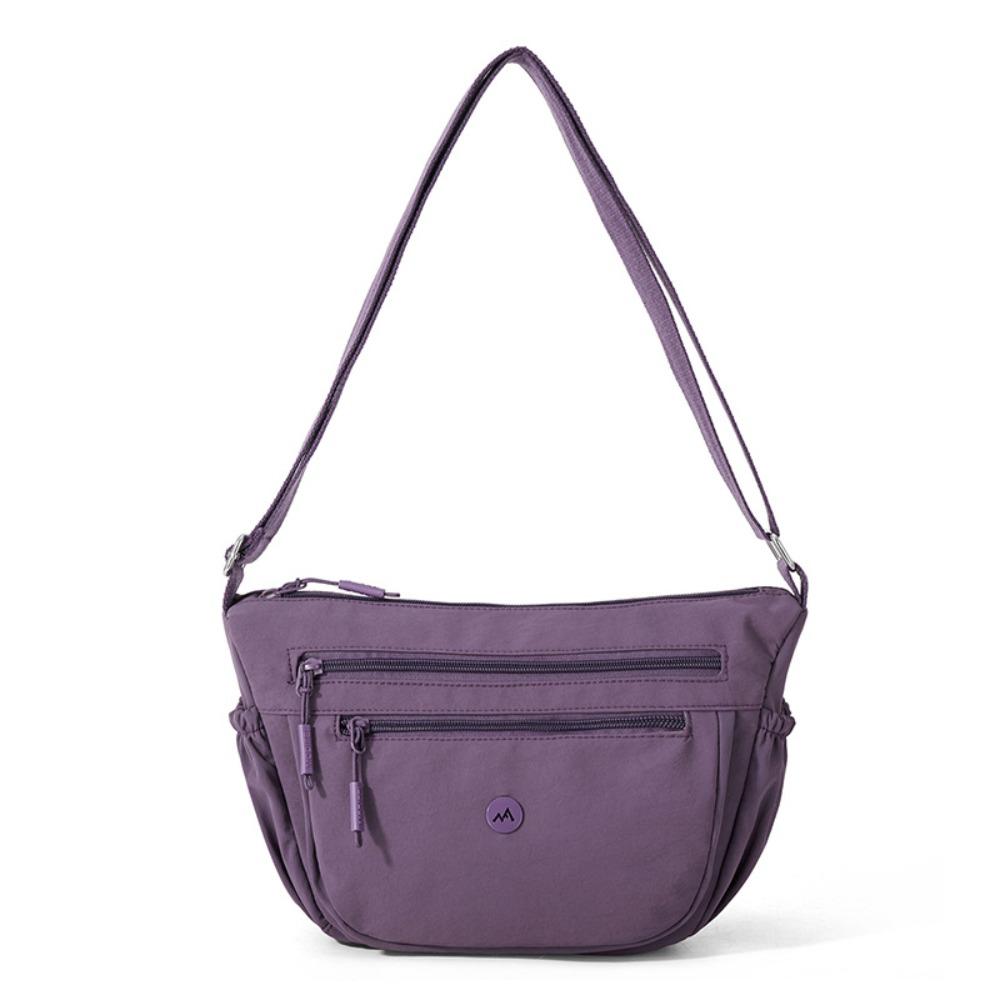Casual Style Lightweight Dumpling Bag Waterproof Nylon Single Shoulder Bag Versatile Soft Crossbody Bag Daily Use
