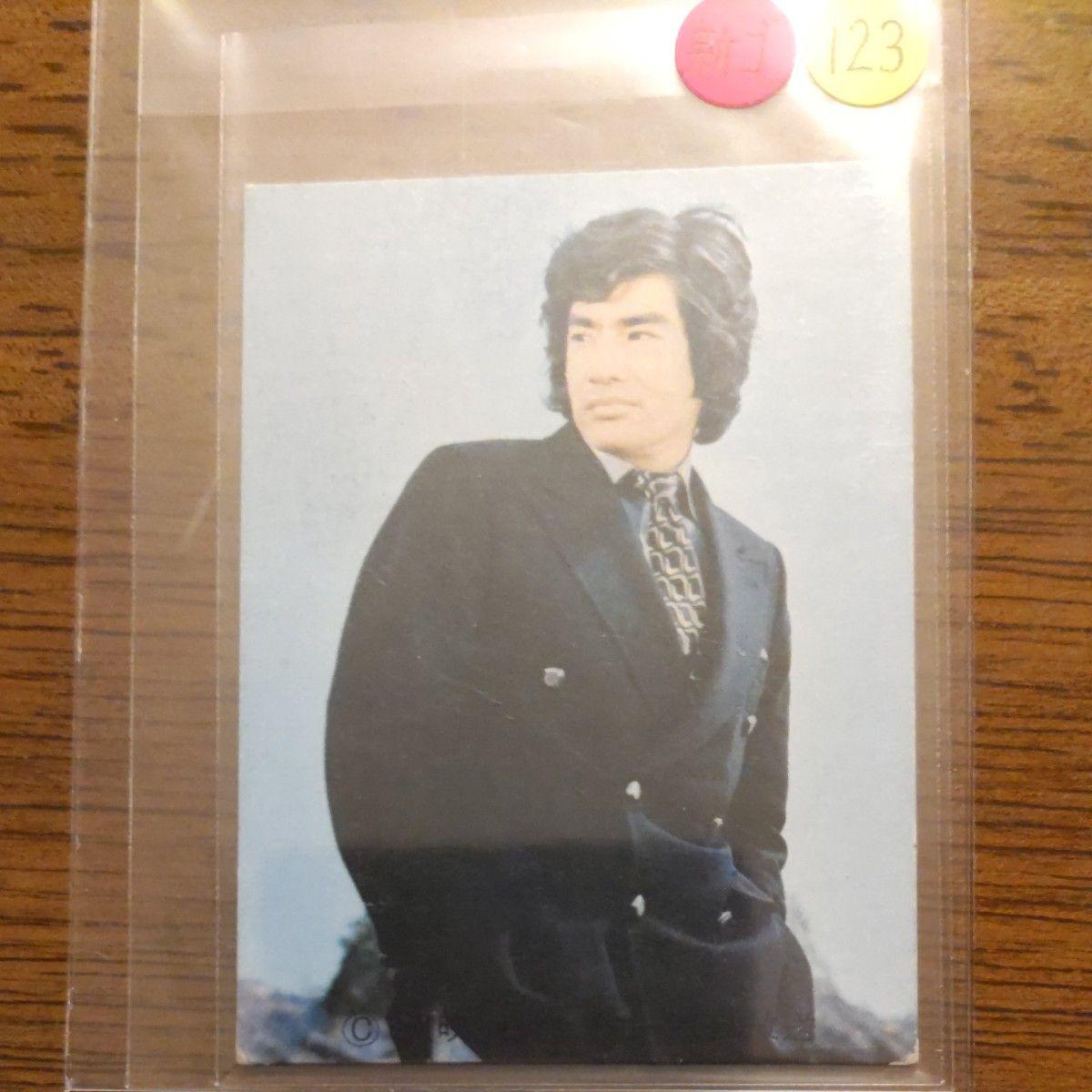 Used Rare Old Calbee Kamen Rider Card New Gothic Edition No. 123 Good Product