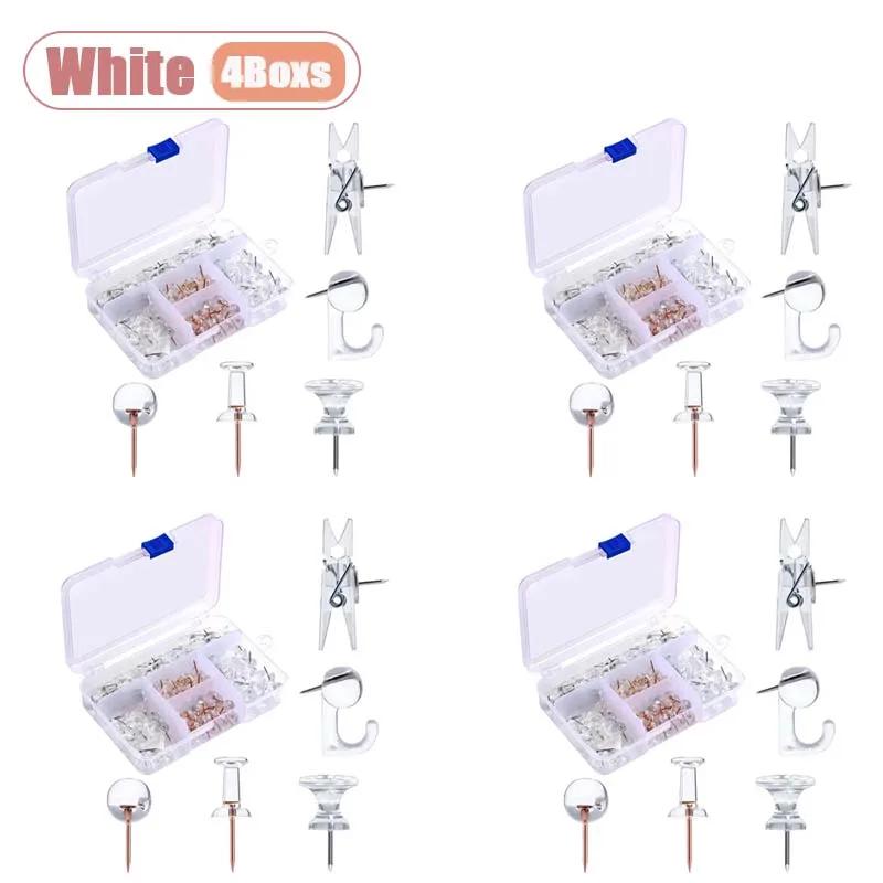 Multifunctional Pin Clip Set Creative Decorative Thumbtacks for Cork Board Map Photo Combination Home DIY Craft Supplies