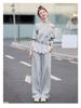 2025 Stylish Lace Patchwork Sweatshirt & Pants Set for Spring/Autumn