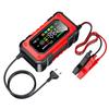 FOXSUR 12V 7A Charger for Lead-Acid & Lithium Iron Phosphate Batteries with Large Color Screen