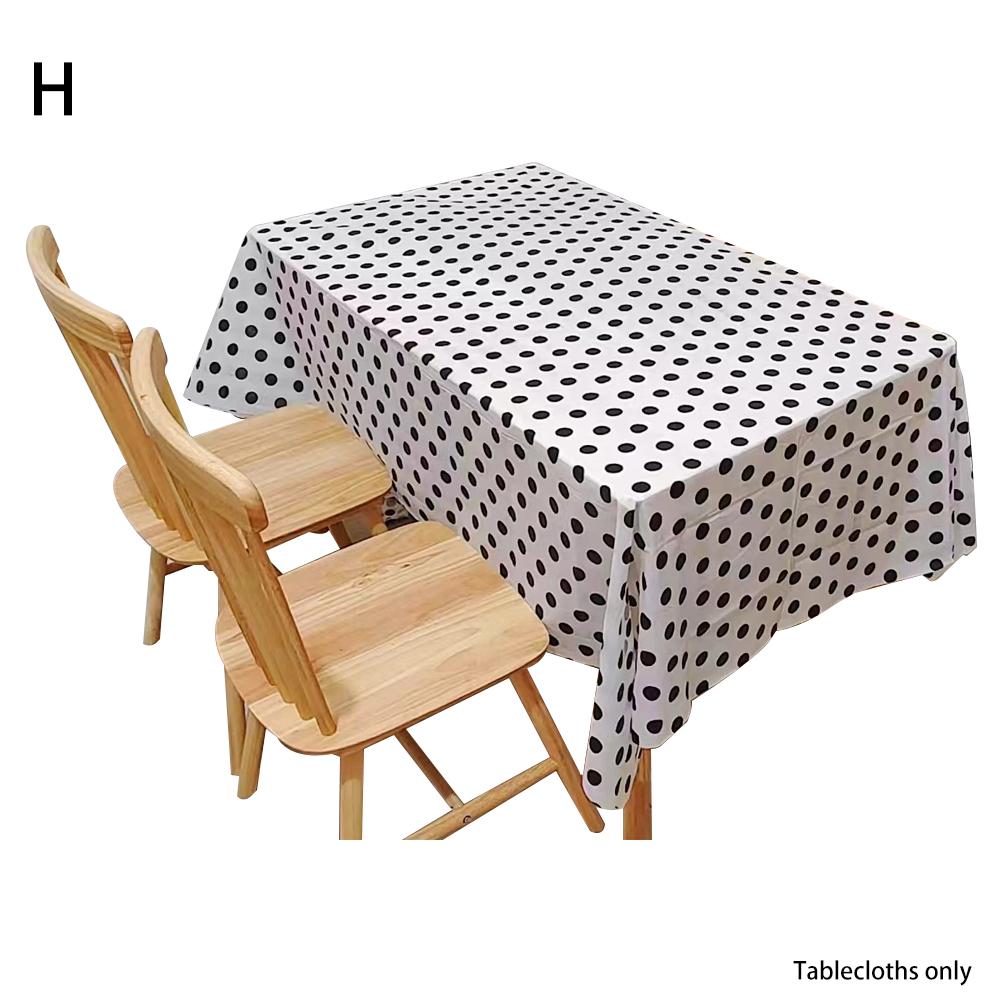 Waterproof Oil Proof PVC Table Cloth Anti-Scalding Table Cover Home Dining Tablecloth Dinner Table Decor Kitchen Accessories
