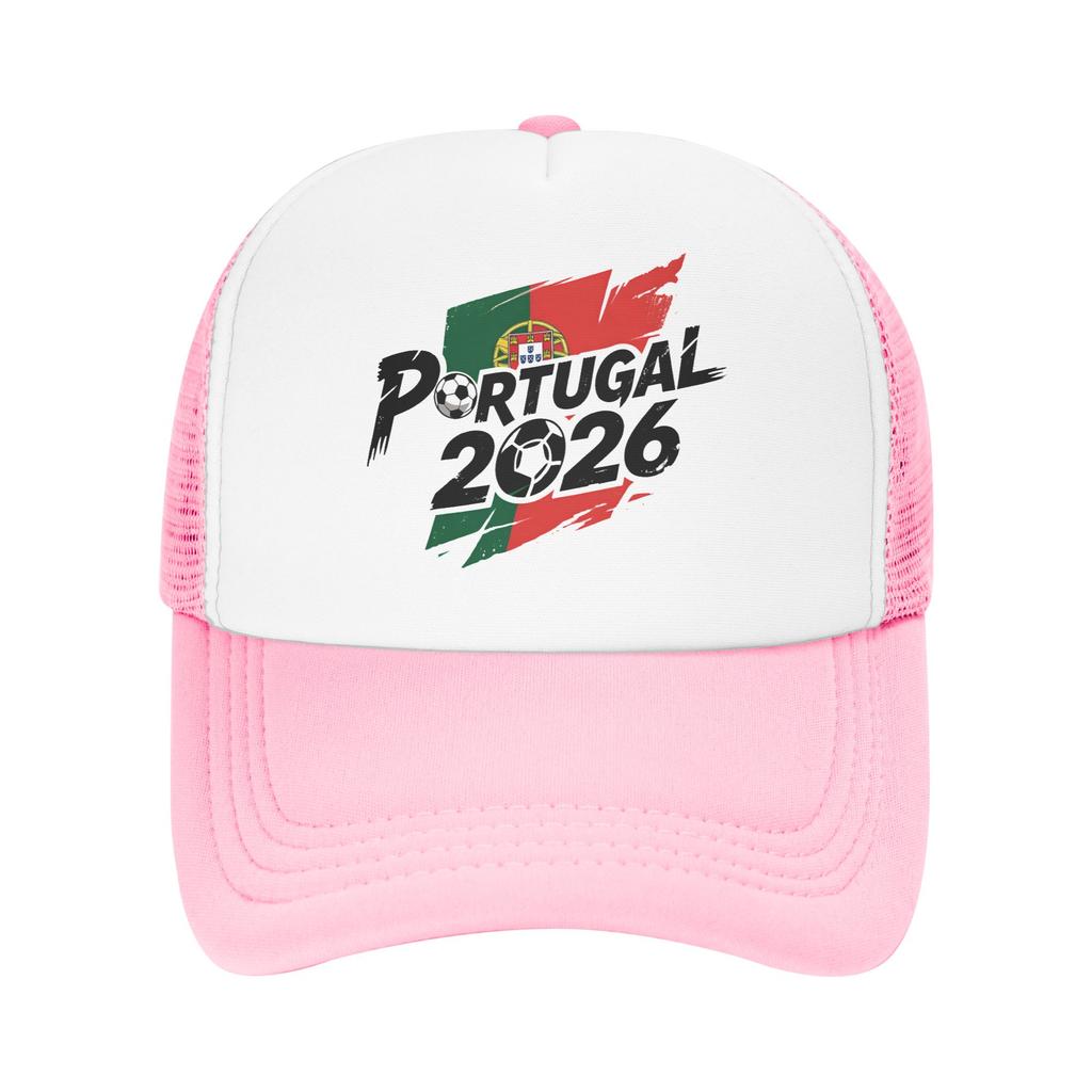 Portugal Football Match Mesh Baseball Cap Adult Sun Hat Usa Canada Mexico Soccer Hats Adjustable Summer Trucker Hats