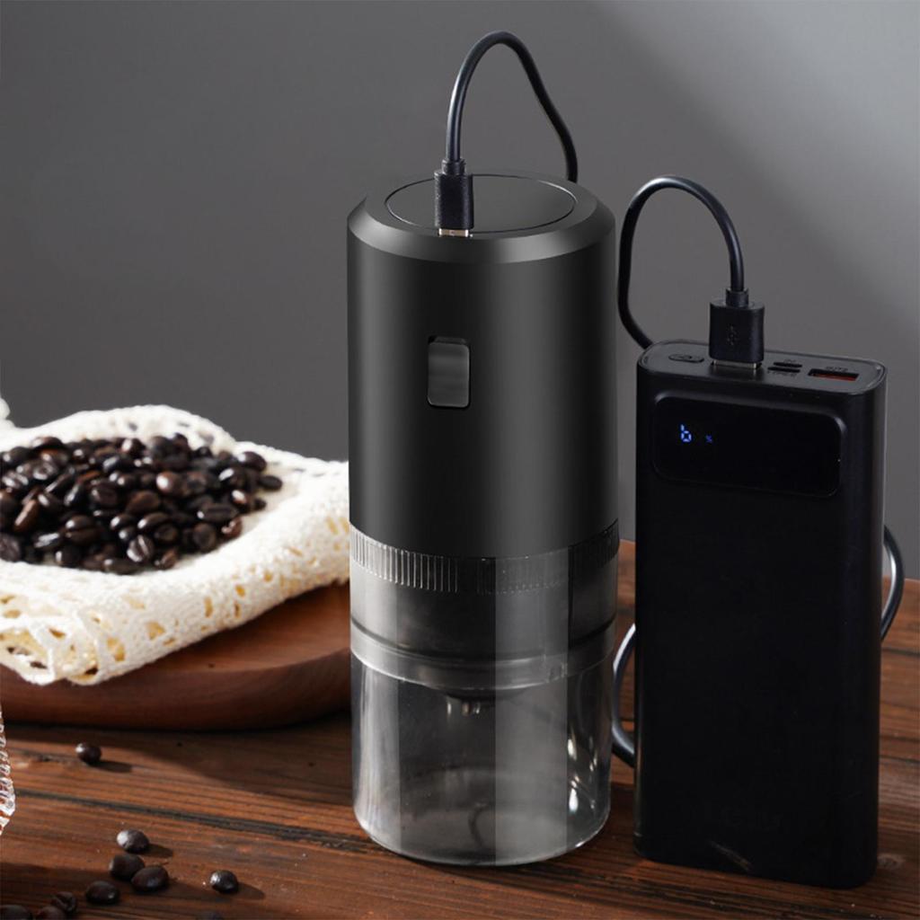 Electric coffee bean grinder portable household rechargeable grinder