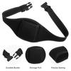 Happyyami Microphone Belt Adjustable Storage Bag for Fitness Instructors Stage Performance Waist Strap