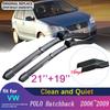 Car Wiper Blade Windshield for Volkswagen VW POLO Hatchback MK4 2006~2009 9N3 Front Windscreen Wipers Car Accessories 2007 2008