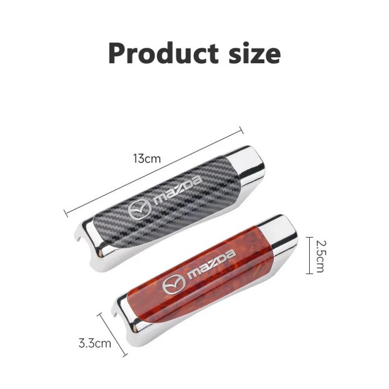 ABS Car Hand Brake Cover Handbrake Grip Protector H for Mazda 3 Mazda 6 CX-5 Car Interior Accessories