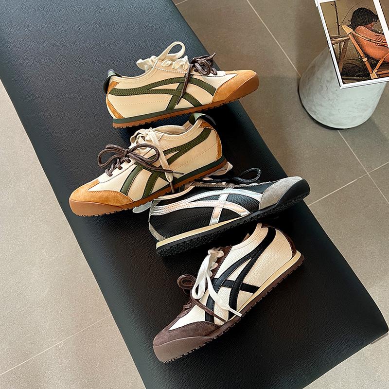 Classic Retro German Training Shoes Women's 2025 Spring and Autumn New Inner Height Increase Breathable Platform Casual Board Shoes Forrest Gump S