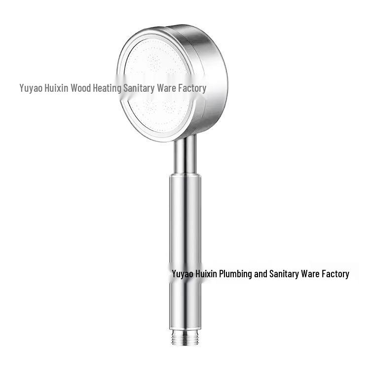 304 Stainless Steel Pressurized Handheld Shower Head Set with Detachable and Descalable Head and Hose
