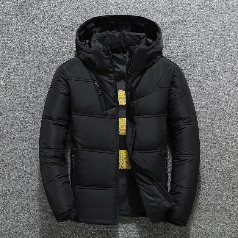 Border New Men's Slim Fit Down Jacket - 2025 Special Edition, Thickened Plus Size, Multi-Pocket, Youth Style Winter Coat