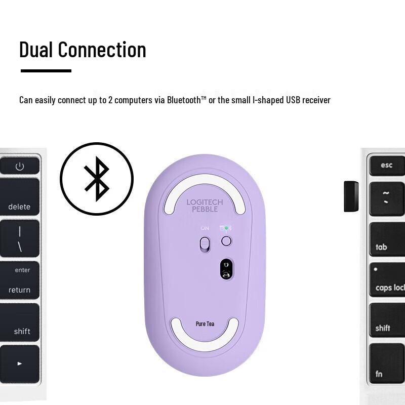 Logitech Pebble M350 Dual-Mode Wireless Silent Mouse