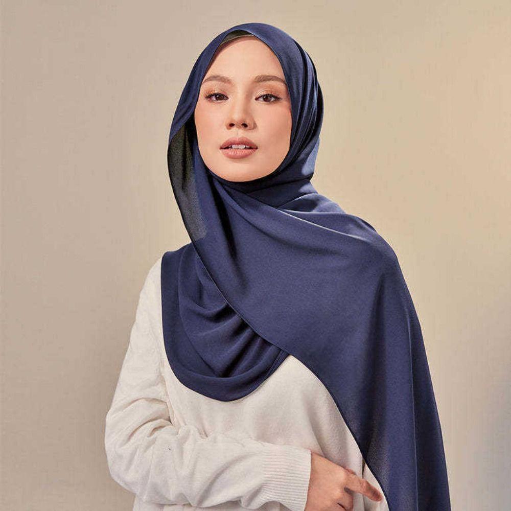 Long Plain Hijab Scarf Premium Modal Cotton Head Wraps Fashion Bamboo Modal Hijab For Women