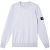 Badge Crew Neck Long Sleeve Sweater Men Sweater Lilac K1S1551000-53S00B2-V0088