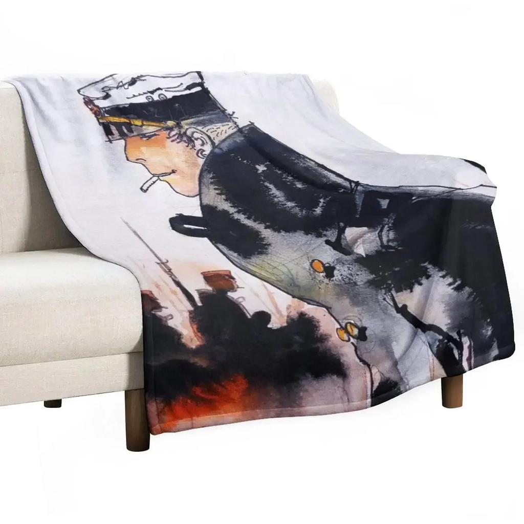 Corto Soldiers Throw Blanket Warm Napping Blanket for Office Couch Bed