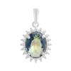 Silver Pendant with Mystic Topaz 2.113ct (2203889)