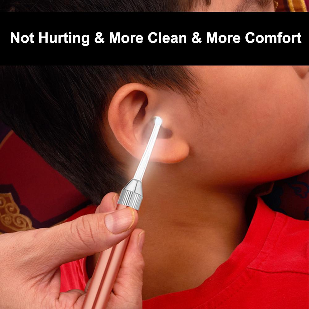 Buy LED Flashlight Earpick Ear Wax Remover with Light Curette Cleaner Durable at affordable