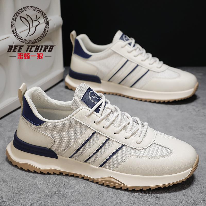 

Men s shoes summer new mesh casual breathable versatile leather sports shoes 38