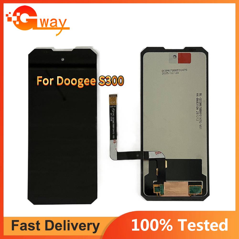 LCD Screen and Digitizer Full Assembly For Doogee S300 S300 Pro S300 Plus