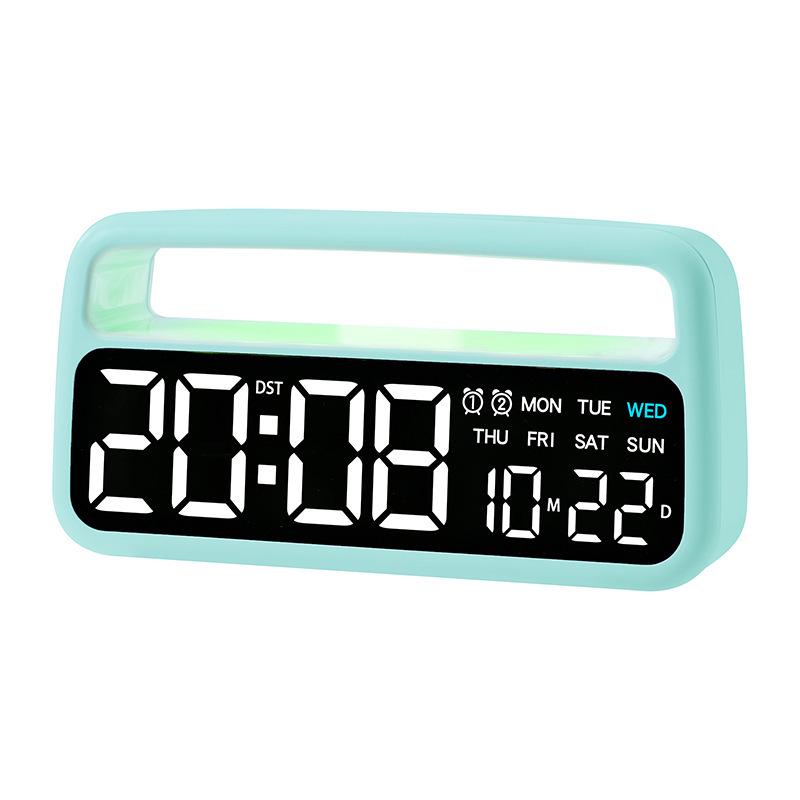 Multifunctional LED Ambient Light Bedside Alarm Clock 6655