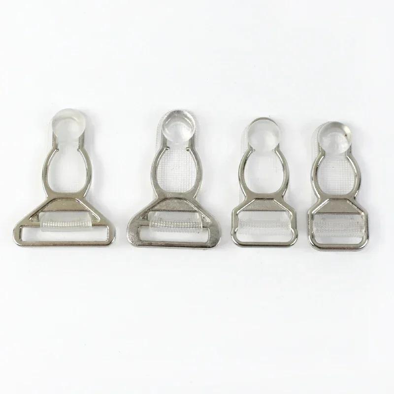 Meetee 10/30/50Pcs 10-18mm Suspender Clip Buckle Underwear Bra Strap Adjuster Clasp Stockings Garter Buckles Garment Accessory