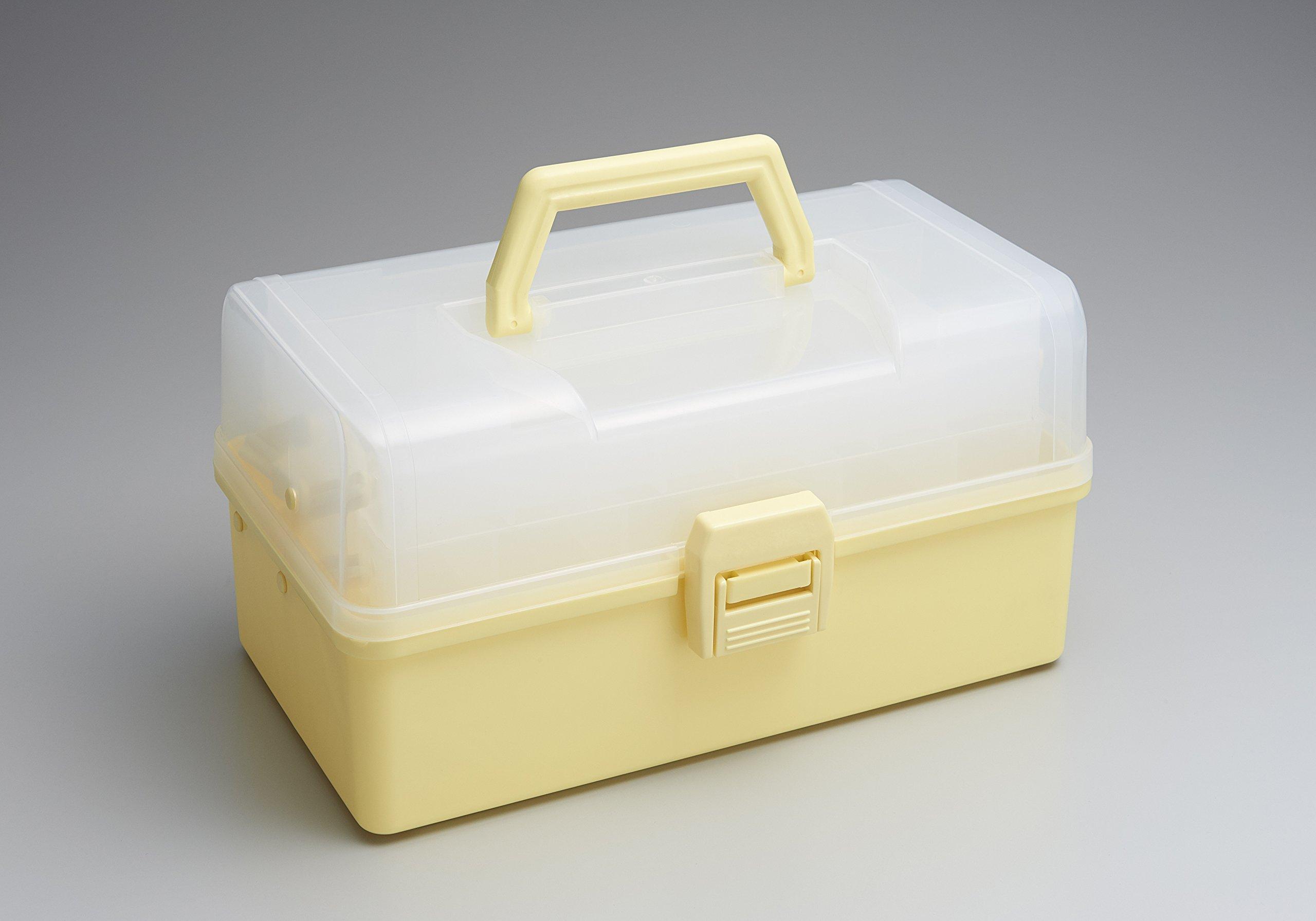 

TOYO Resin 3-Tier Tool Box HP-320 (Lemonade Ivory)