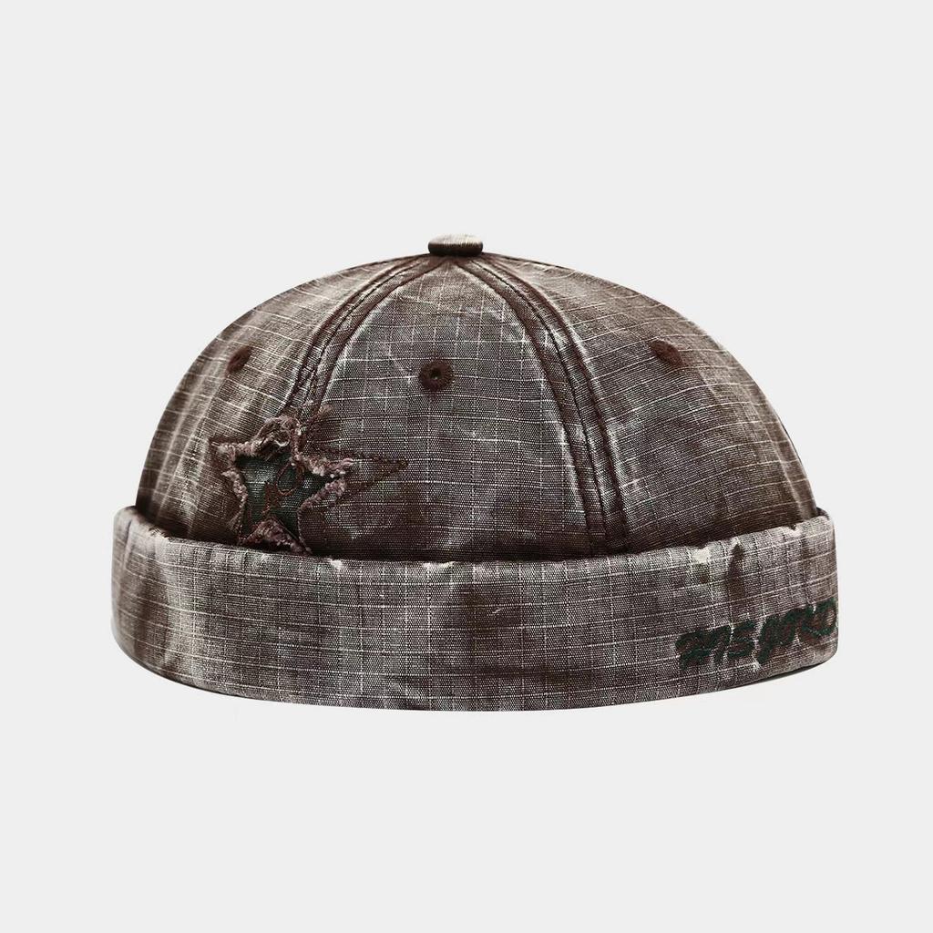 1pc Fashionable Brim Hat,Street Casual Landlord Hat,Simple Hip-Hop Melon Rind Hat,Comfortable and Versatile Hat for Daily Wear