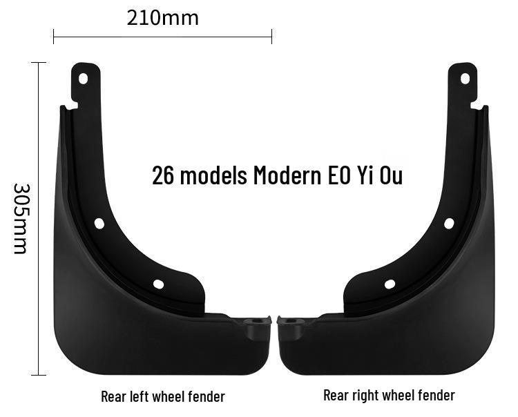 Modern EO Yi Ou Elexio 2026 Car Tire Mudguard Accessories
