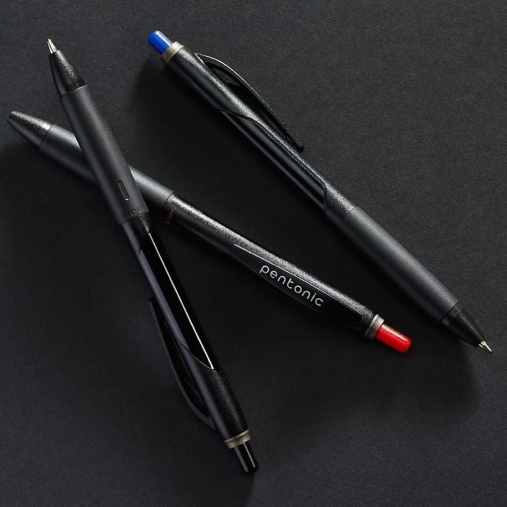Pentonic B-RT 0.7mm Retractable Ball Pen Pack of 1 X 10pcs | Smooth Writing Blue Ink for Office, Home & School