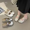 Thick-soled bag head and half slippers for women's summer wear, new women's skirts, one pedal, sandals, single shoes