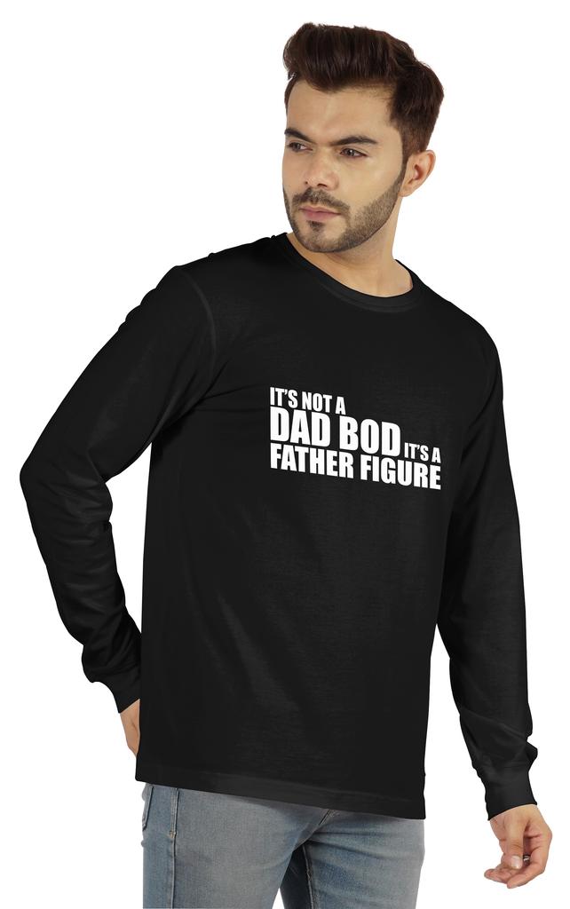 Inkmeso Mens Tshirt   Its Not A Dad Bod Its A Father Figure   Funny Quotes Daddy Tee