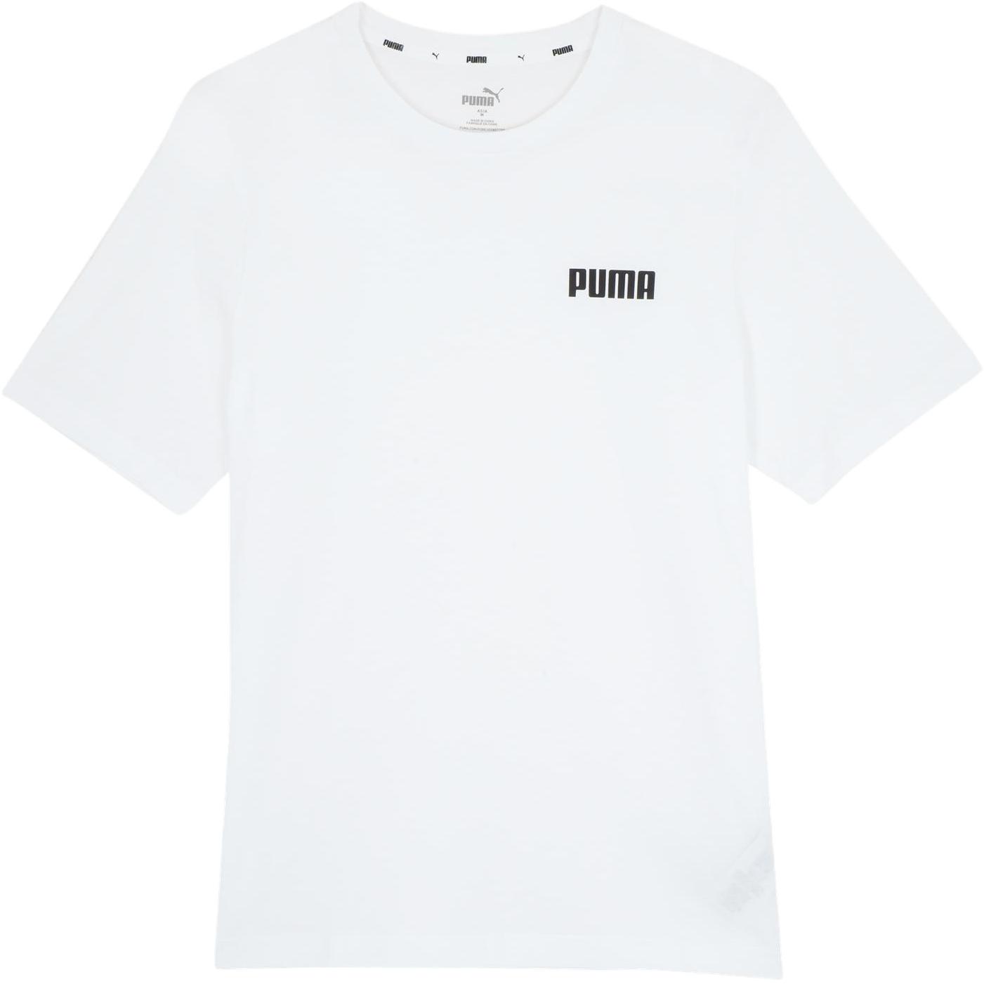 

New PUMA Essentials T Shirt Men s White 845677-02 XXL